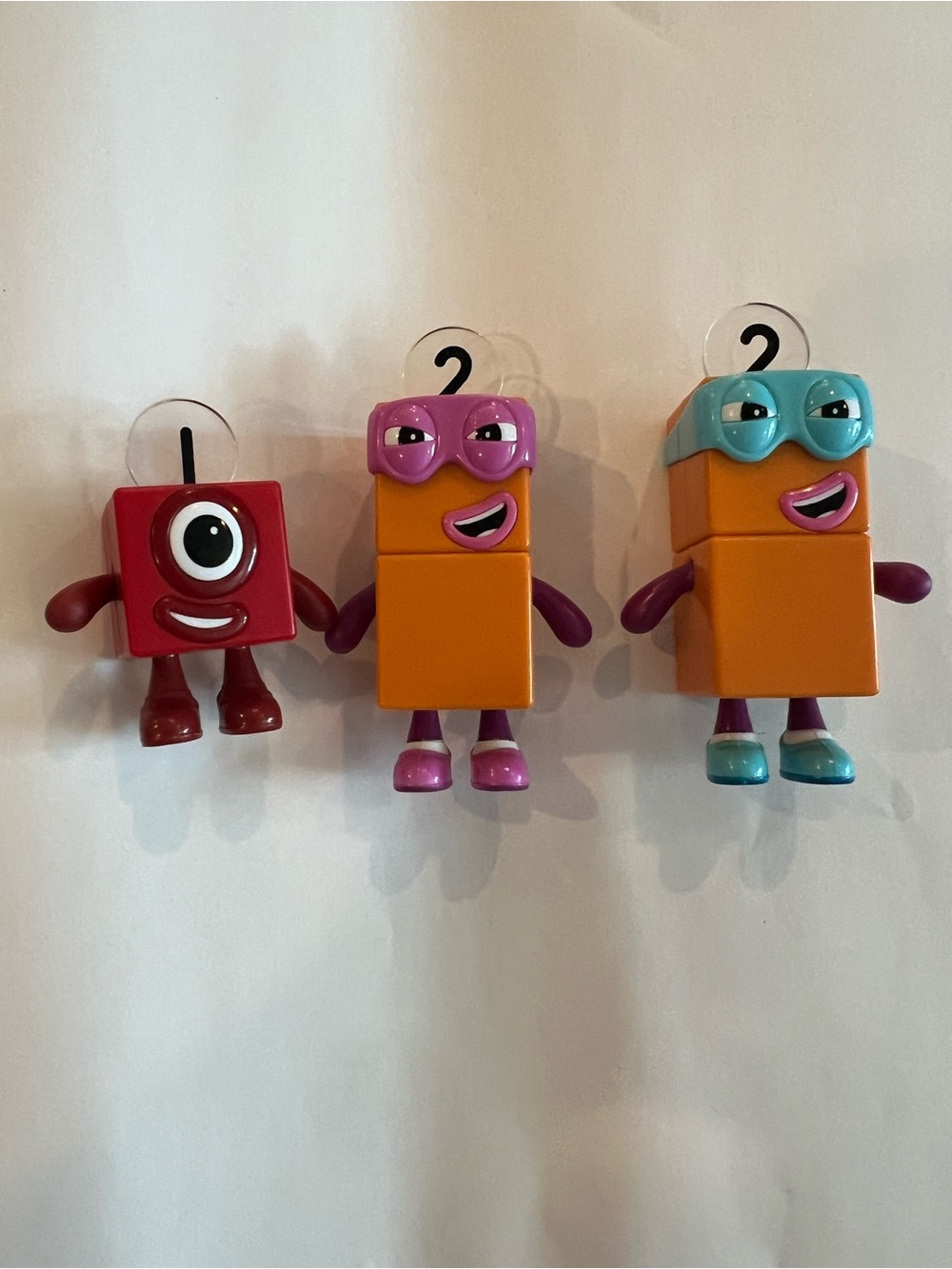 Number Blocks 3 Pieces 1 and Two Different Number 2s with Masks Math Counting